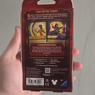 lorcana reign of jafar starter decks Disney Lorcana Starter Deck Ruby & Steel (Reign of Jafar)