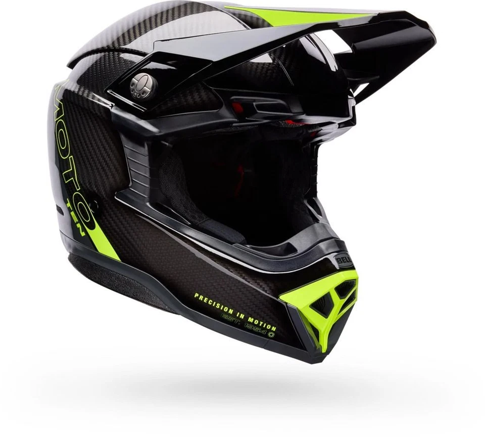 Off-Road Helmet Bell Moto-10 Spherical Strike Yellow/Gray - Image 3 of 4