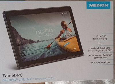 MEDION LIFETAB E10700 Tablet 10'' LTE Android 9 32GB 2GB RAM Full HD IPS