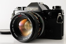  MINT Canon AE-1 FD 50mm F1.4 S.S.C. ssc Film Camera Black From JAPAN 48