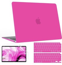 MacBook Hard Case Clear Pink 2 Keyboard Cover Screen Protector