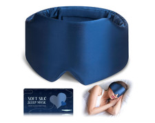 2 - Silk Sleep Mask Large Eye Mask - Set of 2 - Factory Sealed - New Boxed