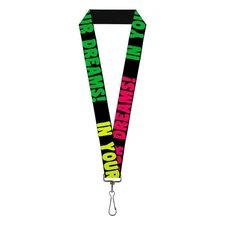 Buckle-Down Men's Lanyard-Dreams Quote, Multicolor, Standard