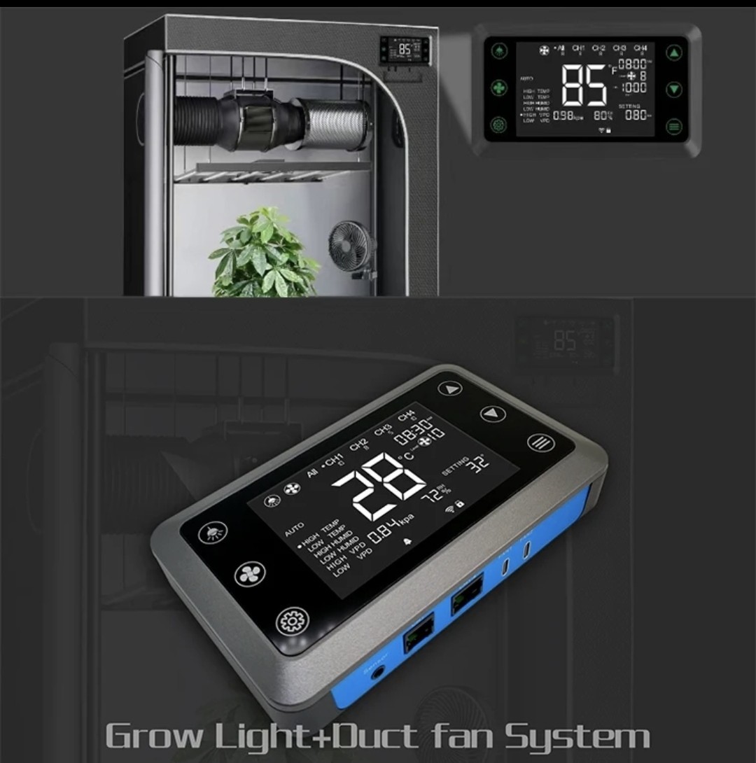 Contrôleur de lampe horticole LED et extracteur pour réussir ses semis en box