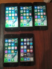 Lot of 5 Apple iPhone 5 32GB 1pc 16GB 4pcs A1428 / A1429 Gray