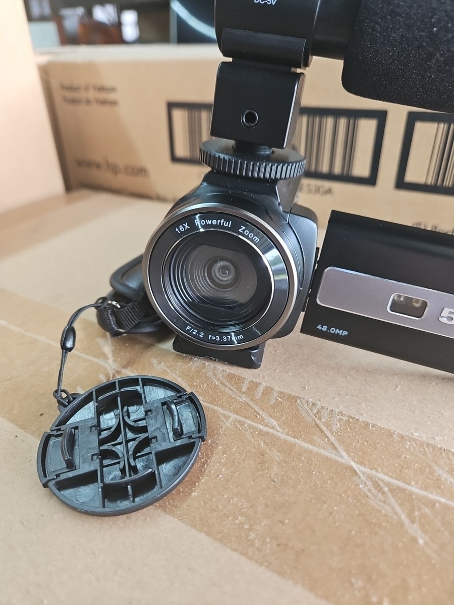 5K Digital Video Camera HDV-255K 48.0MP with Stereo Microphone