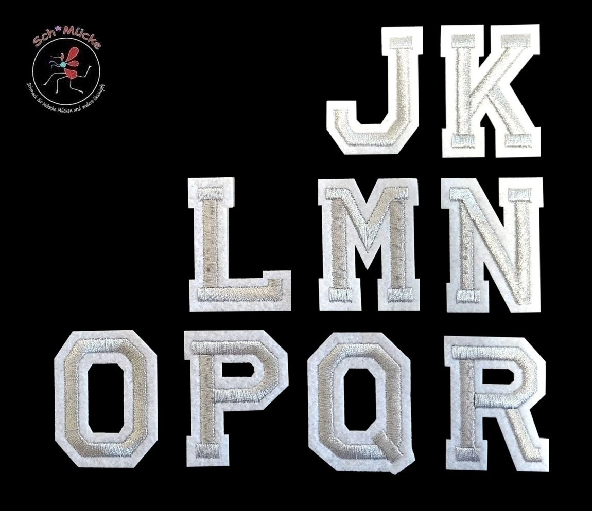 Große Zahl Patches - Aufnäher Zum Aufbügeln Oder