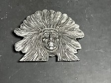 Vintage Indian chief belt buckle
