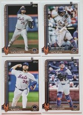 4 Card Lot-2025 Topps Update Series NY Mets ⚾️(Holmes/Acuna RC/Megill/Senger RC)