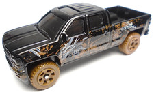 2022 MATCHBOX '14 CHEVY SILVERADO JURASSIC WORLD BLACK 2 7/8" PICKUP TRUCK
