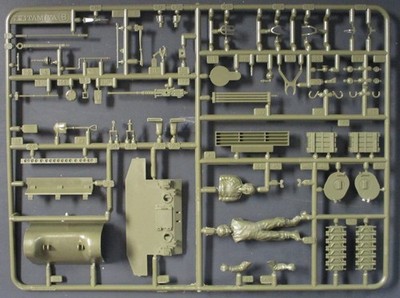 Tamiya 1/35 Scale M4 Sherman Early - Parts Tree B from Kit No. 35190