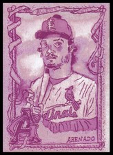 2025 Topps Shoebox Treasures by Andy Friedman #29 Nolan Arenado Bubblegum Foil