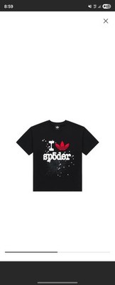 Sp5der x Adidas T-shirt Black Size XL Brand New