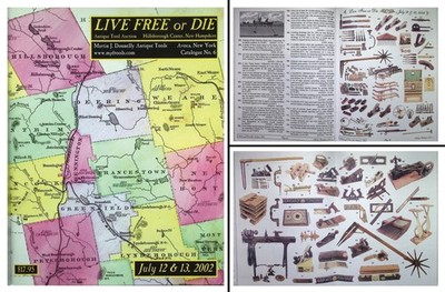 Full Color July, 2002 (ML02) Antique Tool Auction Catalog & Prices Realized