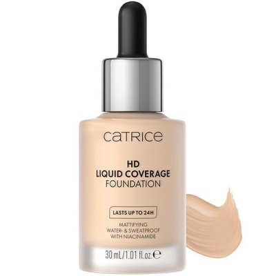 CATRICE HD Liquid Coverage Foundation 010 Light Beige 30ml Matt & Langanhaltend
