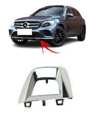 Für Glc X253 AMG 15 - 19 Vorne Unten Stoßstange Chrom Rand Links N /