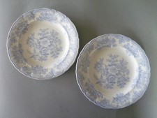 Antique Asiatic Pheasants 2 Salad Plate 8.5" or 21.5 cm K&Co Blue Dessert Lunch