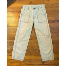 Orslow Japan Buckle Back Cotton Sateen Fatigue Pants Size 1 / 30