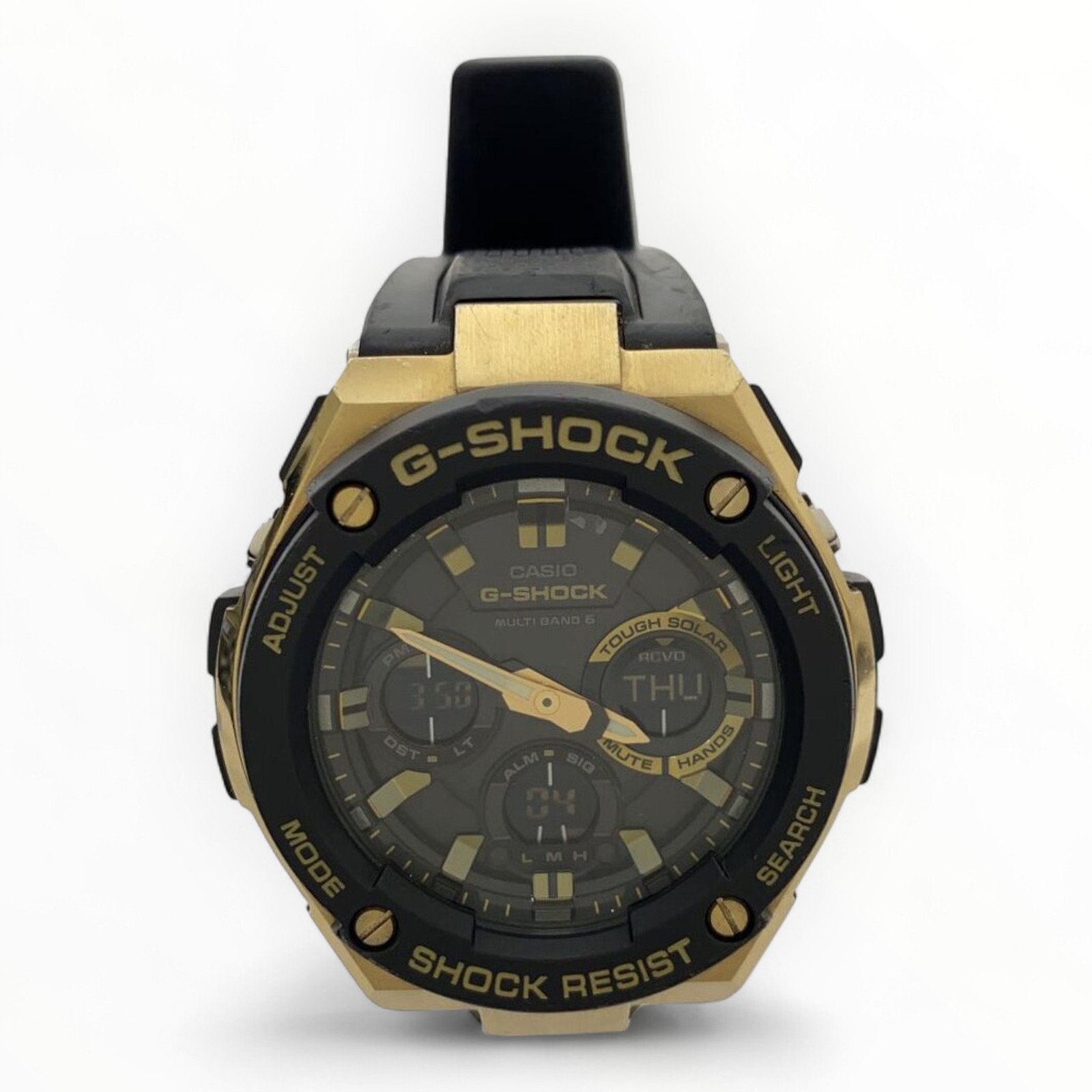 CASIO Solar Ana-Digi Gold Black Mens Watch 4381 2.05