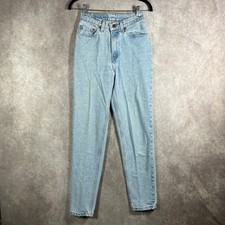 Vintage Levi's 512 Jeans Womens 5 Blue Light Wash Denim Slim Fit Tapered Leg 90s