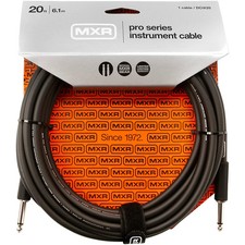 Dunlop MXR Pro Series Straight To Straight Instrument Cable 20 ft. Black