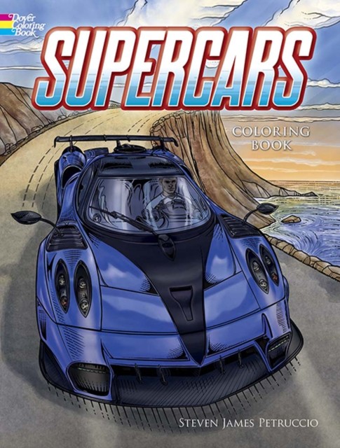 Supercars Coloring Book by Steven James Petruccio (Paperback Book)