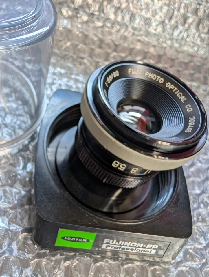 Fuji Fujinon EP 90mm F5.6 39mm　 Professional 90mm F5.6 39mm スレッド拡大カメランズ バブル付 - Image 4 of 4