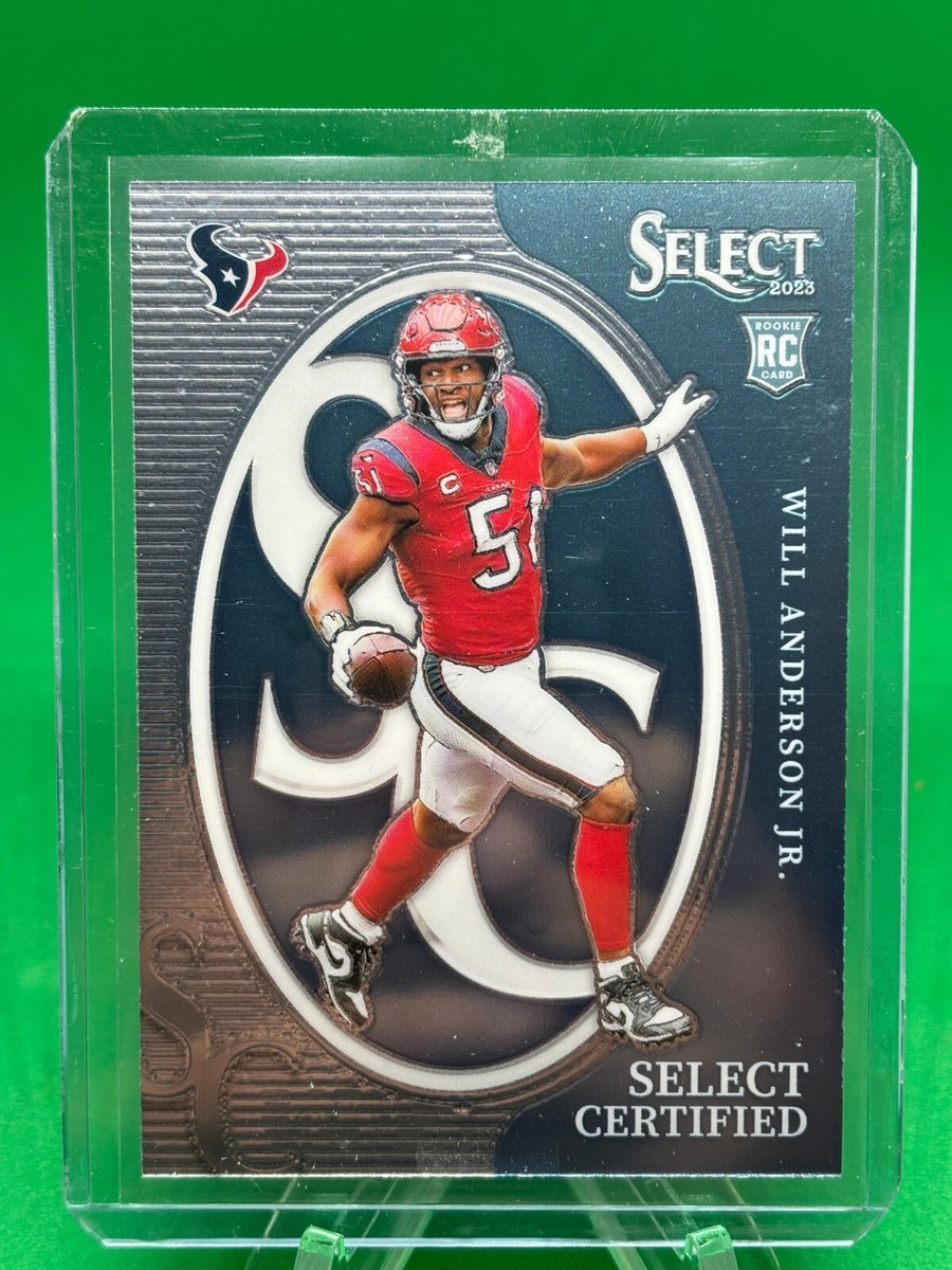 2023 Panini Select Select Certified RC Will Anderson Jr. Houston
