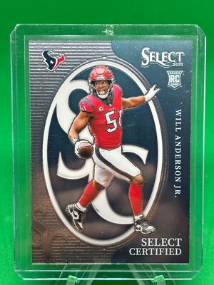 2023 Panini Select Select Certified RC Will Anderson Jr. Houston