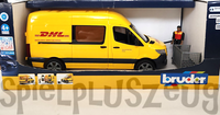 Bruder 02671 Mercedes Benz DHL Sprinter Modellfahrzeug Mit Fahrer