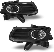 Pair Fog Lights For 2013 2014 2015 2016 Ford Fusion Bumper Clear Lamps Wwiring