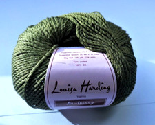 Louisa Harding mulberry silk shade 12 Forest Green 4 x 50g skeins 200g