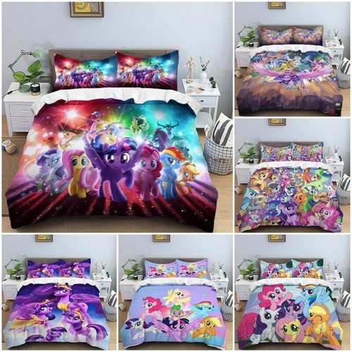 My Little Pony Bedding Set Quilt Duvet Cover Pillowcase Single Double