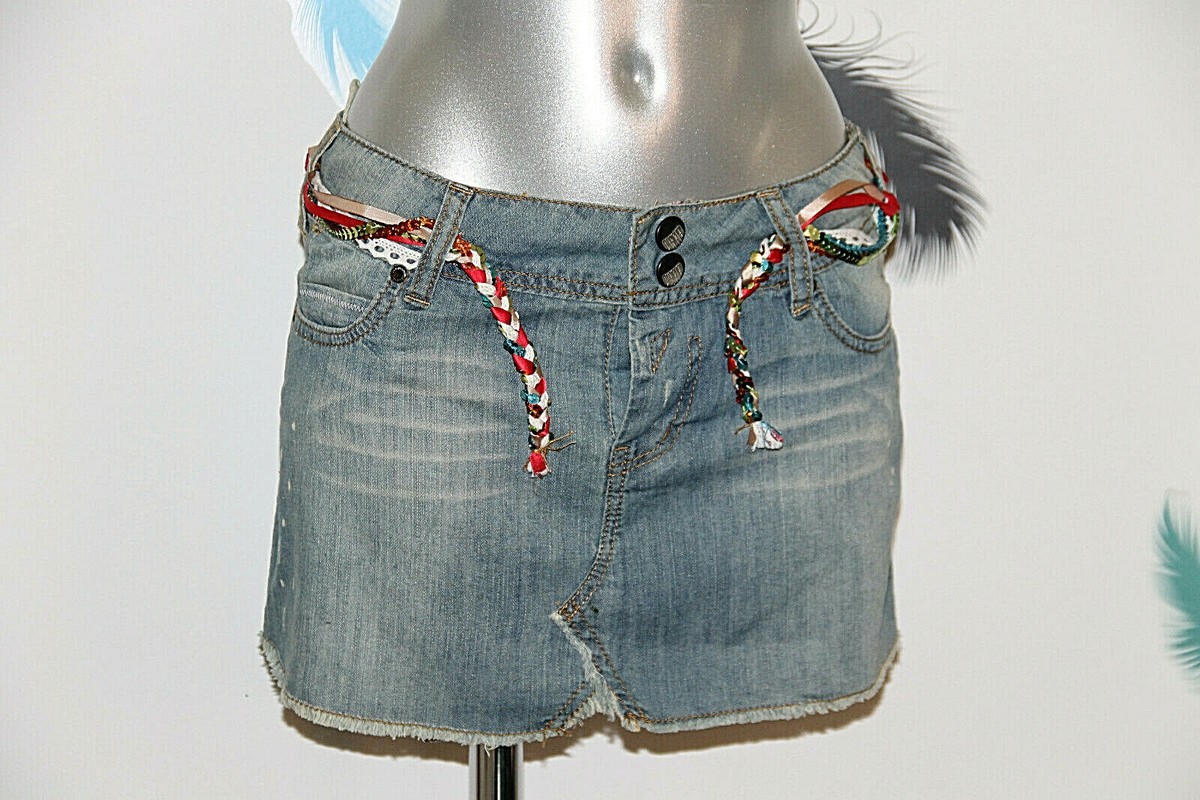 Jupe DESIGUAL Bleue Taille 13/14 Ans - Évasée, Excellent état !