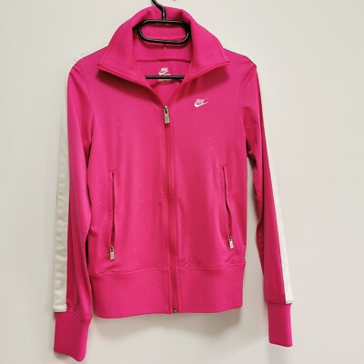 Women's Nike Sportswear Pink Tracksuit Top Jacket Long Sleeve Size S | eBay