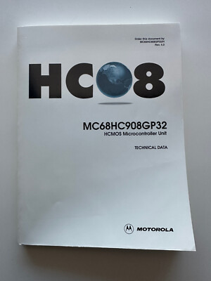 CPU08 M68HC908GP32 Central Processor Unit Reference Manual Motorola Rev4