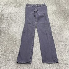 Wrangler Vintage Y2K 90's High Rise Denim Jeans Women 10x32 Purple Stretch Retro