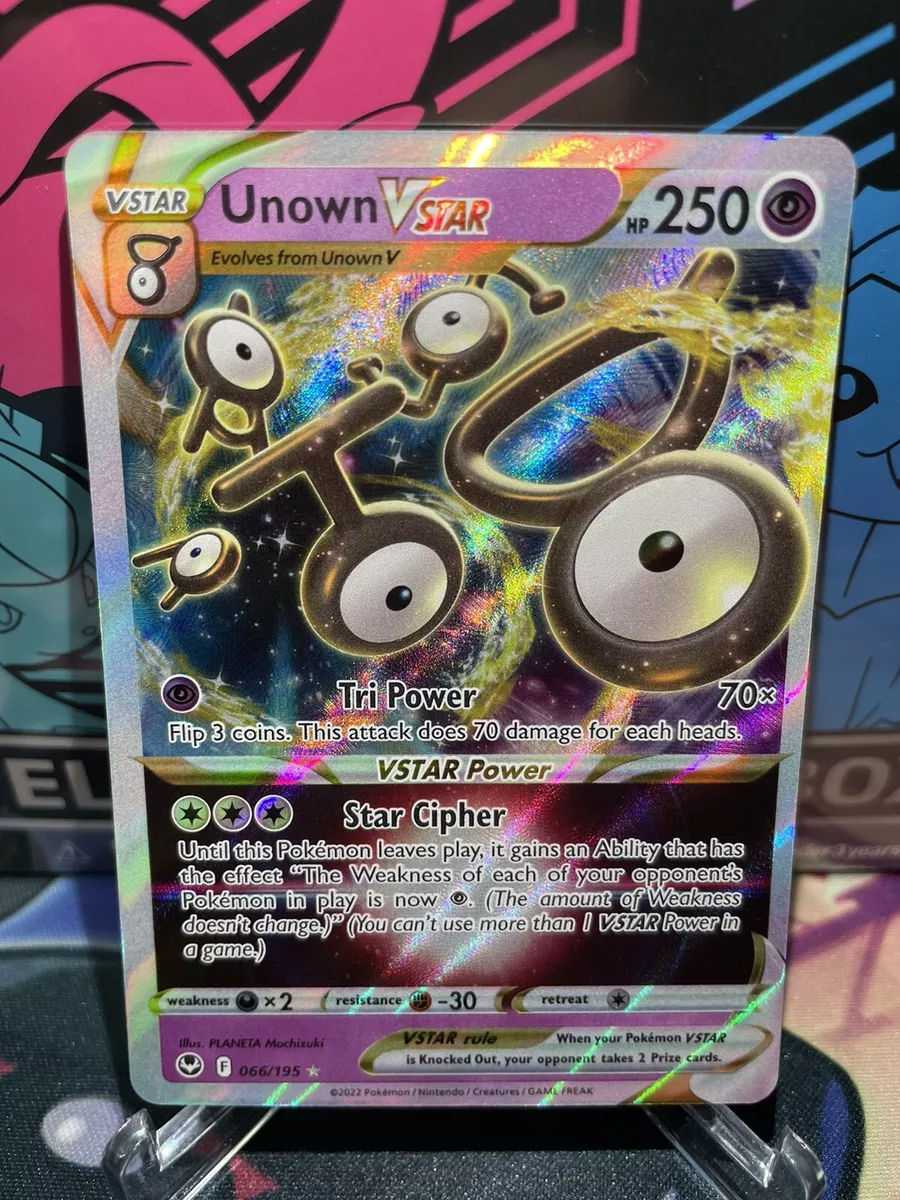 Unown VSTAR - Silver Tempest Pokémon card