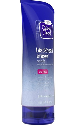 Clean & Clear Blackhead Eraser Scrub Acne Medication 7 oz OLD FORMULA Value Size - Picture 4 of 7
