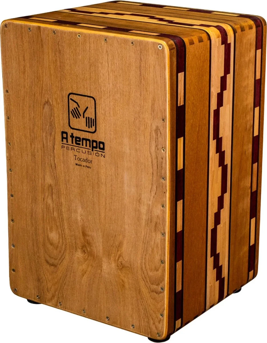 Cajon Tocador Flamenco Cajon Mohena and Purpleheart with bag