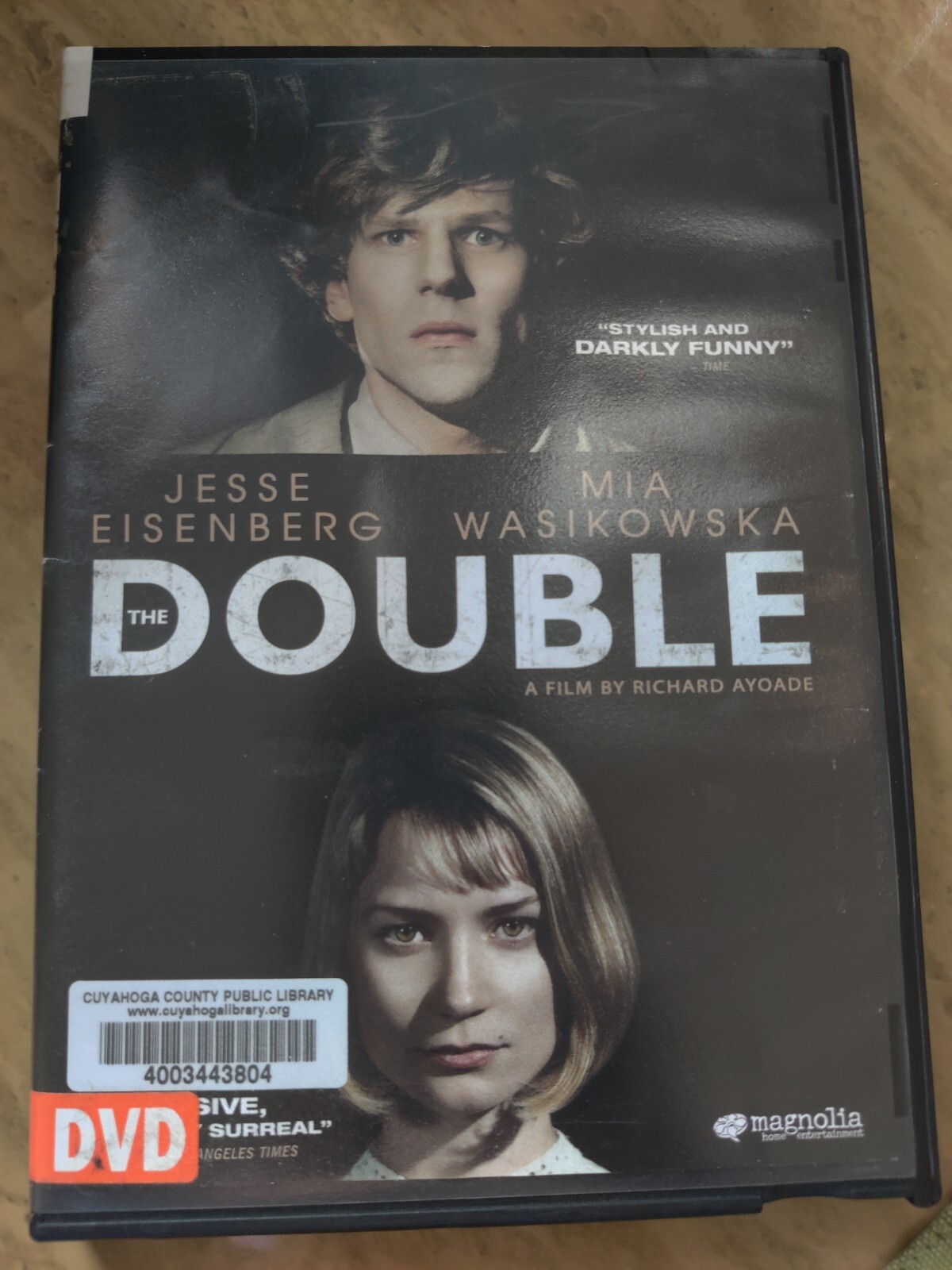The Double (Ex Library DVD, 2013) Jesse Eisenberg, Mia Wasikowska ...