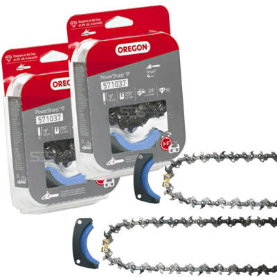  2 Stück Oregon Powersharp Sägekette + SteinErsatzkette CS1500 Kettensäge 571037