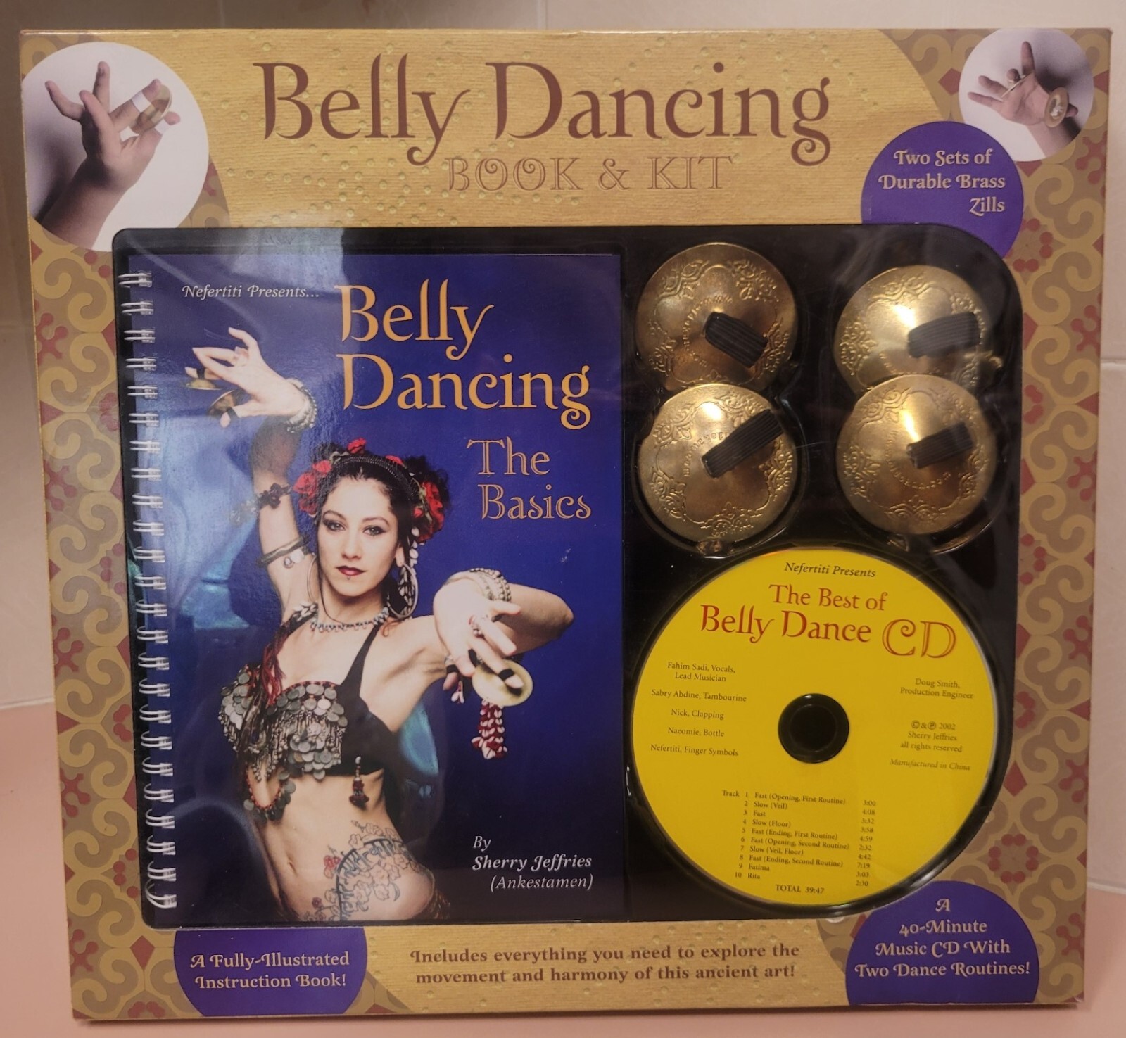 The Best of Belly Dancing Book & Kit Music CD 2 Sets Brass Zills Nefertiti NIB eBay
