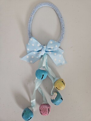 Super Cute Colorful Door Knob Hanger/ Easter Jingle Bells/ Easter Decor