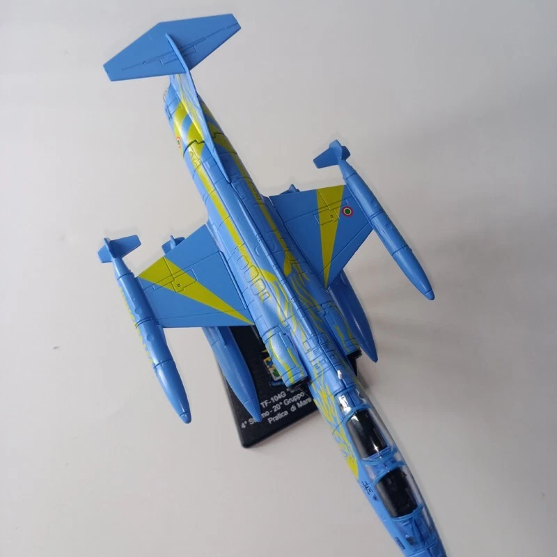 Modellino Militare in Lega Die-Cast 1:100 Lockheed TF-104G StarFighter Italiano - Immagine 4 di 4
