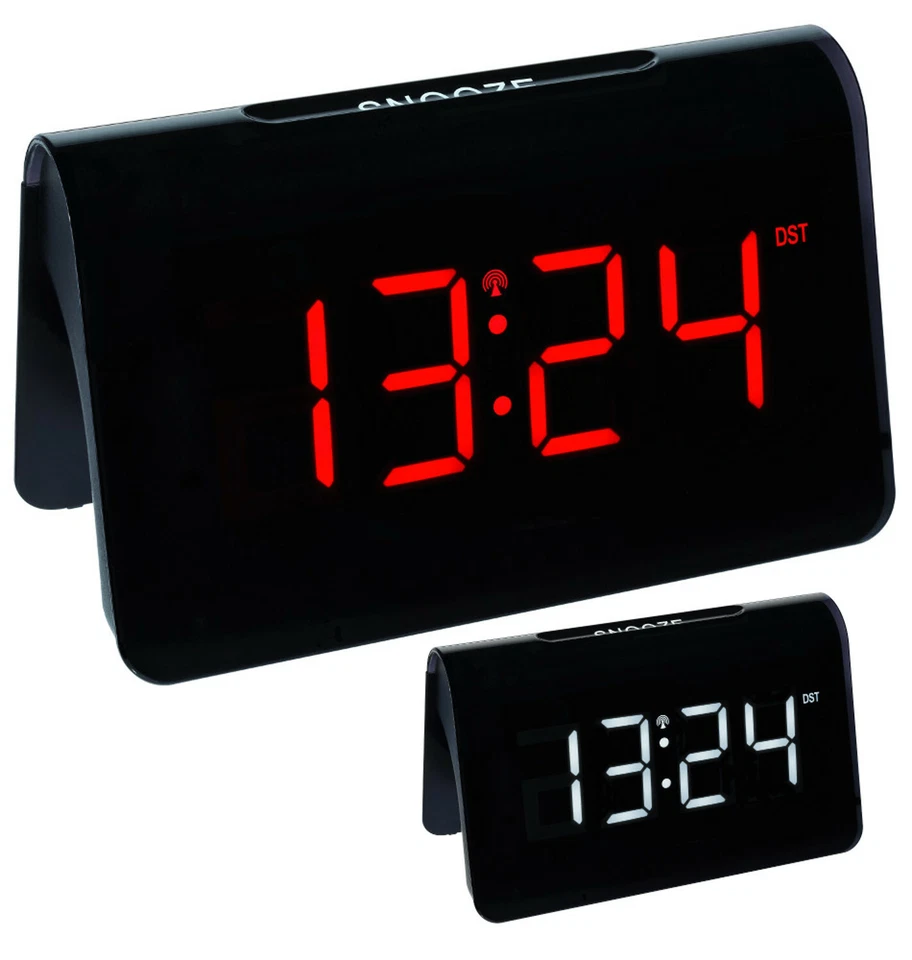 TFA 60.2543 Icon Funkwecker digital LED Snooze lautlos Leuchtziffern Reisewecker - Bild 2 von 4