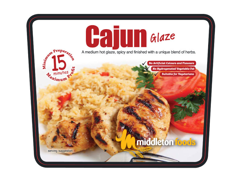 Cajun Red Tub Meat/Veg Glaze/Marinade/Coater/Seasoning/Mix 10kg Middleton Food