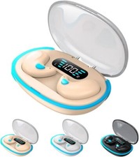 Bone Conduction Sleep Bluetooth Headset, Wireless Invisible Earbuds