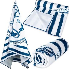 Asciugamano Telo Mare Microfibra 180x90cm Telo Bagno Assorbente Asciugamano...