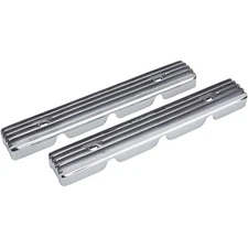 Speedway Finned Aluminum Spark Plug Covers, Fits Buick Nailhead